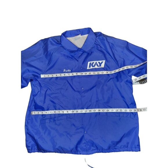 Vintage Cardinal Snap Up Windbreaker Jacket Men Sz XL Embroidered Workwear - Picture 4 of 7